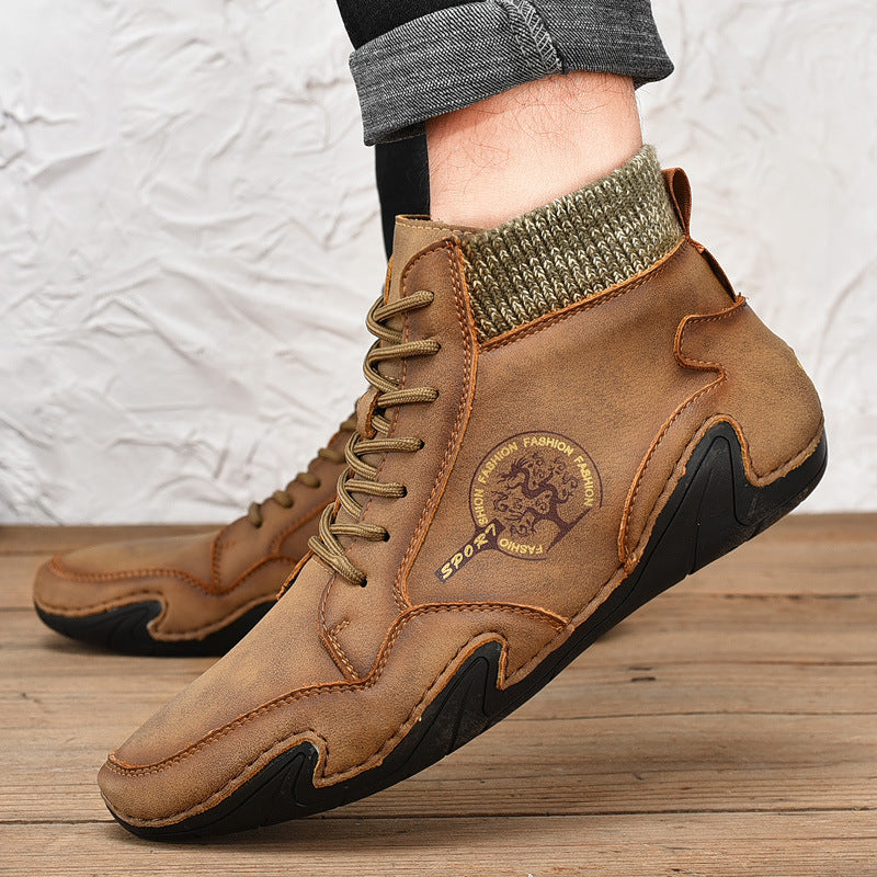 Men Ankle Boots High Shoes