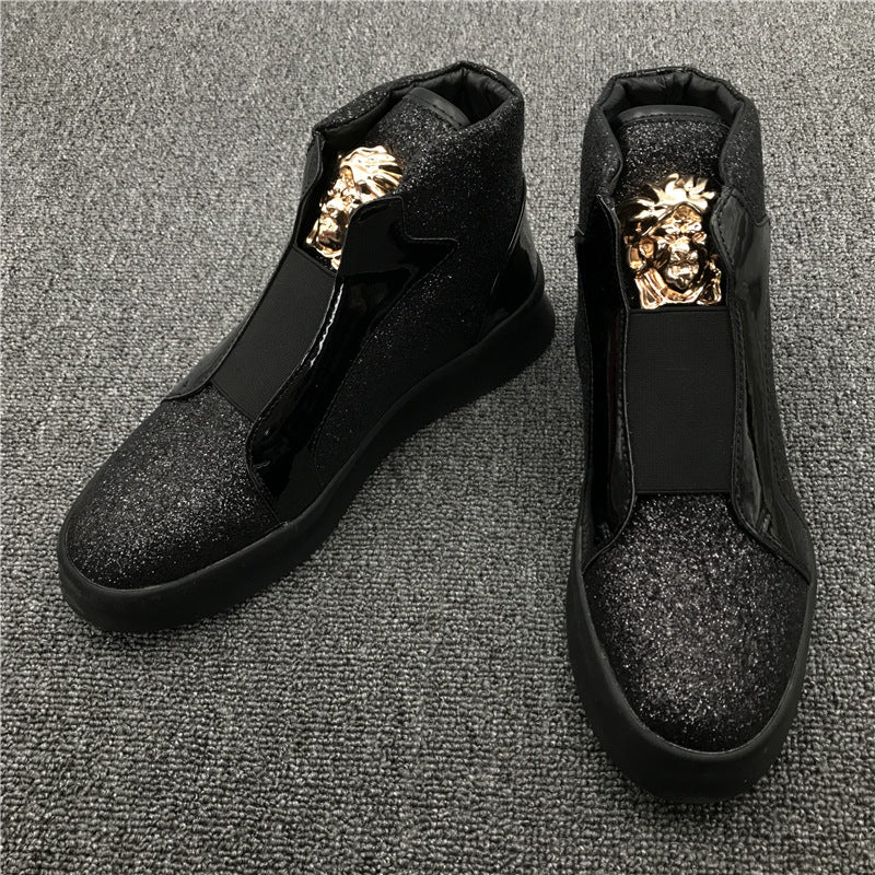 Feet Bright Face Trendy Shoes for Men