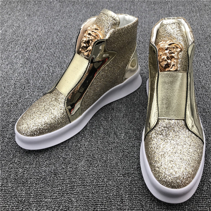 Feet Bright Face Trendy Shoes for Men