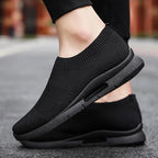 Women’s Breathable Slip-On Sneakers – Light Running and Jogging Shoes with Sock-Style Comfort, Perfect Casual Loafers for Every Day