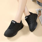 Women’s Four-Season Waterproof Running Shoes – Soft, Comfortable Casual Sneakers with Non-Slip Sole for Fitness and Jogging