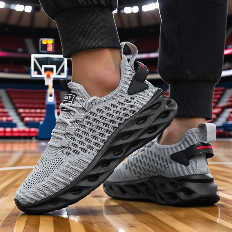 Men's Casual Sports Shoes High Quality Lace Up Casual Sneaker Soft Breathable Anti-slipTennis Shoes 2025 New Release Hot Selling