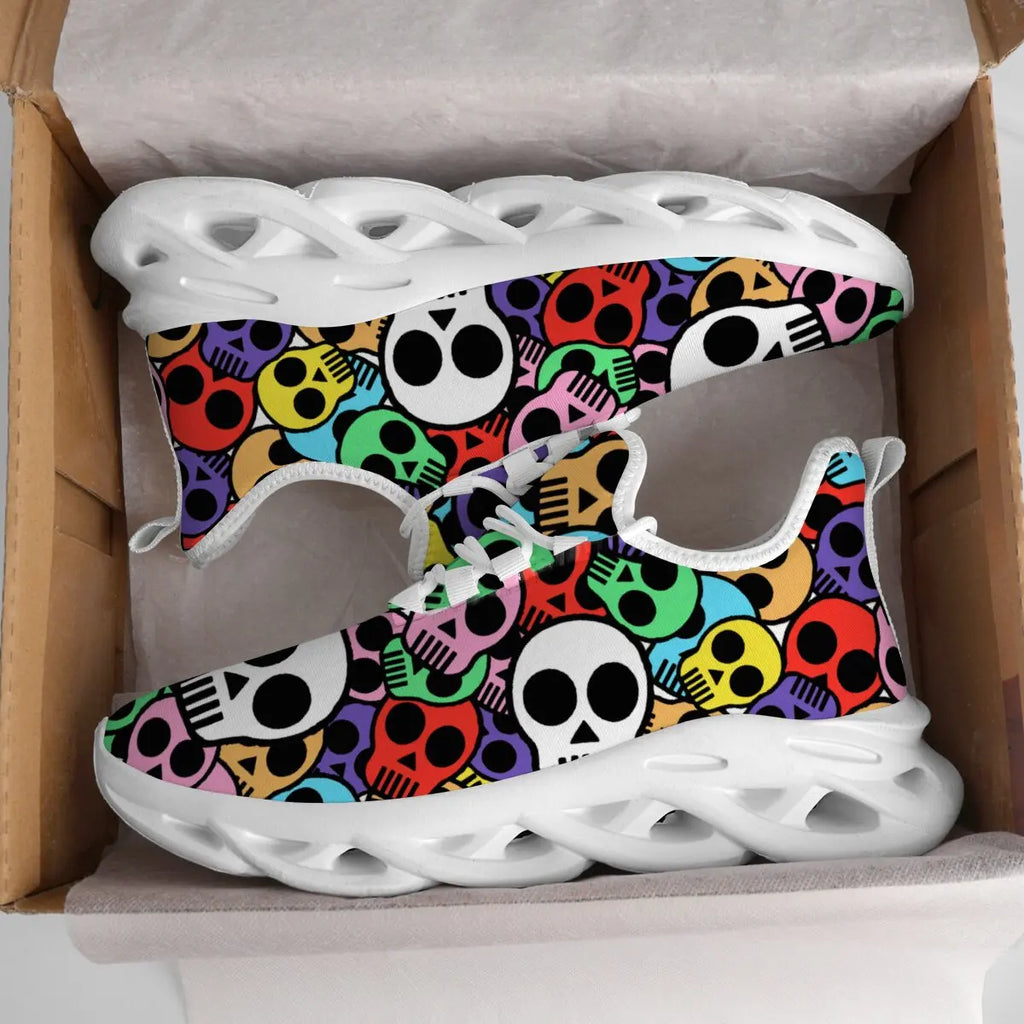 Unisex Fashion Platform Running Sneakers – Ideal for Halloween and Casual Wear