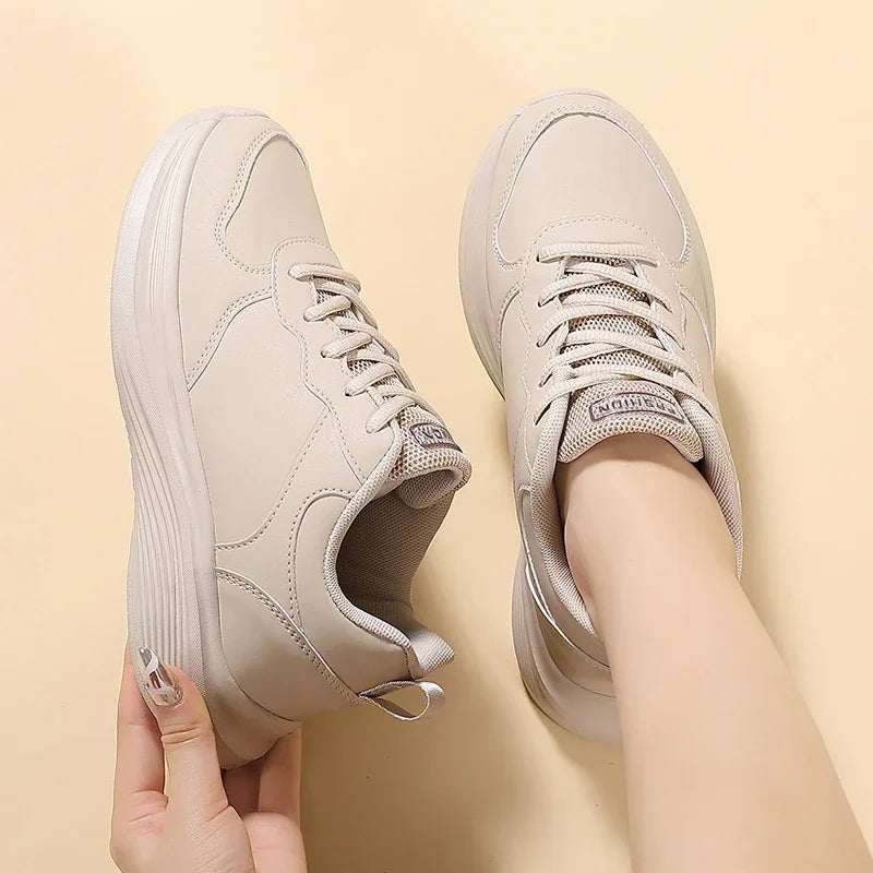 High Quality Four Seasons Waterproof Running Shoes Wome Soft Comfortable Casual Sneakers Ladies Non-Slip Fitness Jogging Shoes