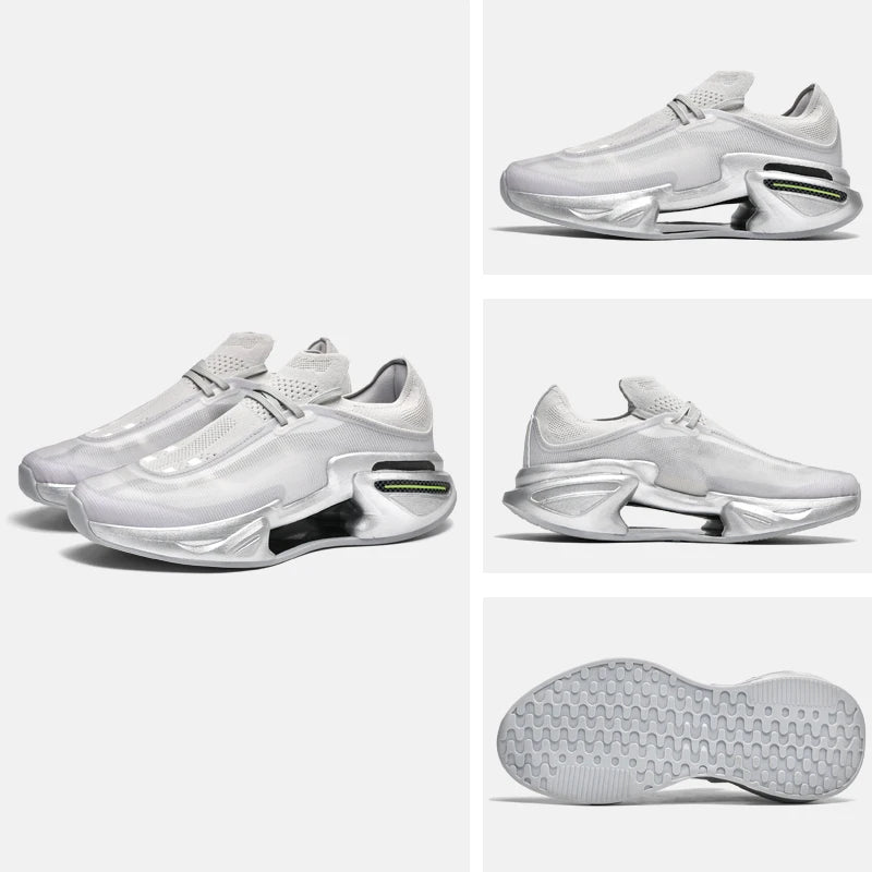 Men’s and Women’s Blade Running Shoes – Cushion Support, Non-Slip Lace-Up Sneakers for Heavy Outdoor Running