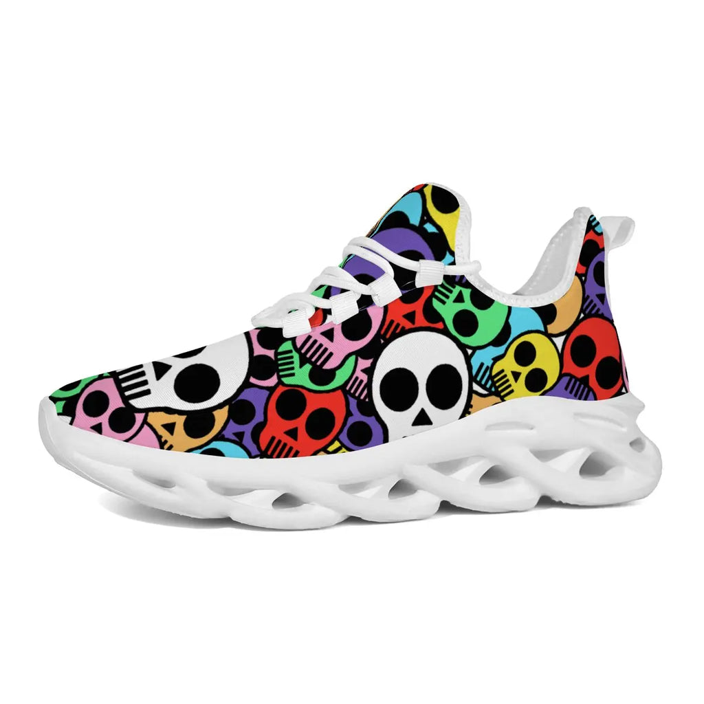 Unisex Fashion Platform Running Sneakers – Ideal for Halloween and Casual Wear