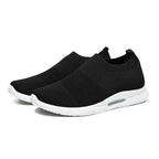 Women’s Breathable Slip-On Sneakers – Light Running and Jogging Shoes with Sock-Style Comfort, Perfect Casual Loafers for Every Day