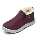 Warm Slip-On Snow Sneakers for Women – Winter Sports Footwear