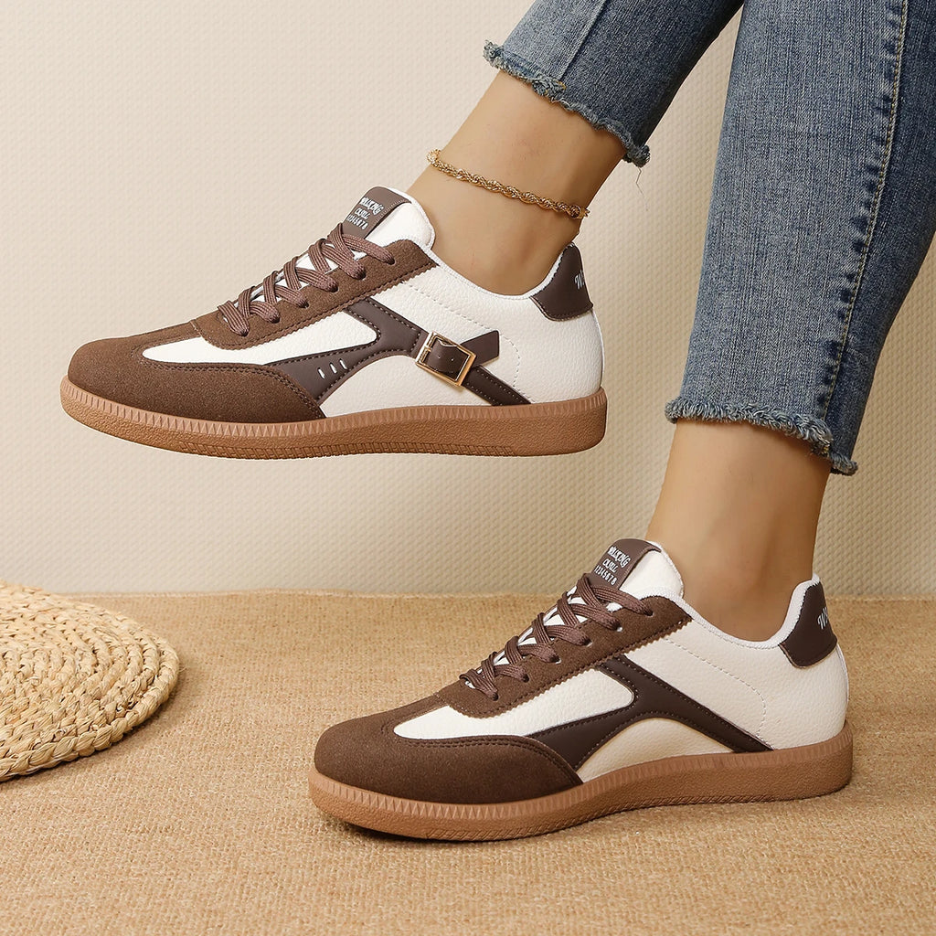 Buckle Sneakers for Women – Spring/Autumn Lightweight Comfortable Flats