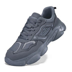 Oiaano Unisex Wide Toe Barefoot Running Shoes – Leather and Breathable Mesh Minimalist Casual Sneakers