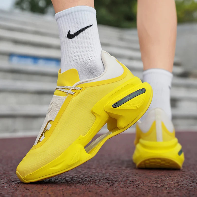 Men’s and Women’s Blade Running Shoes – Cushion Support, Non-Slip Lace-Up Sneakers for Heavy Outdoor Running