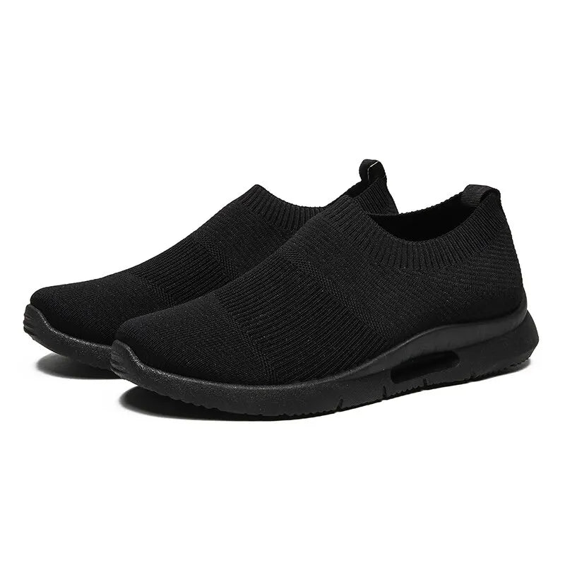 Women’s Breathable Slip-On Sneakers – Light Running and Jogging Shoes with Sock-Style Comfort, Perfect Casual Loafers for Every Day