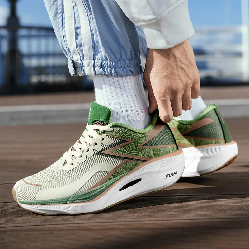 Lightweight Mesh Running Shoes – Breathable Lace-Up Sports Sneakers