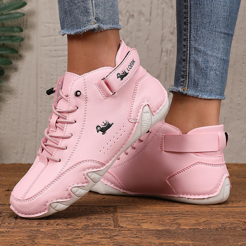 Women’s Lightweight Flat Sneakers – Stylish, Breathable Shoes for Hiking & Casual Wear