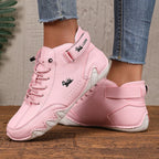 Women’s Lightweight Flat Sneakers – Stylish, Breathable Shoes for Hiking & Casual Wear