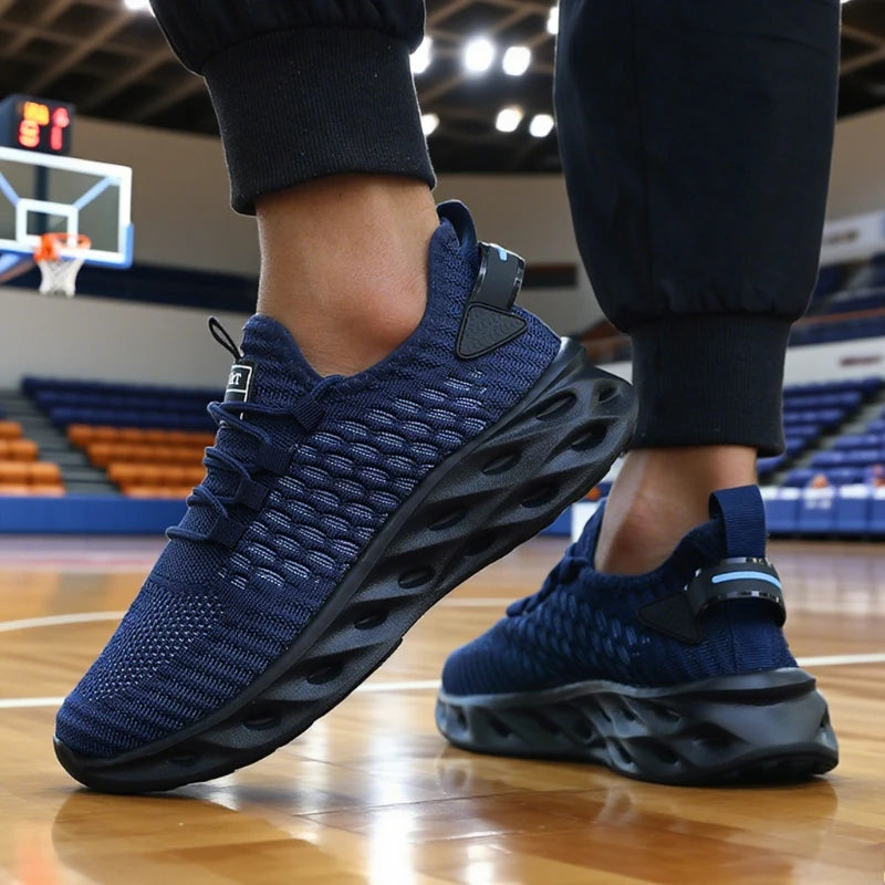 Men's Casual Sports Shoes High Quality Lace Up Casual Sneaker Soft Breathable Anti-slipTennis Shoes 2025 New Release Hot Selling