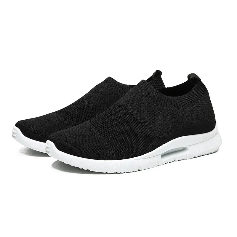 Women’s Breathable Slip-On Sneakers – Light Running and Jogging Shoes with Sock-Style Comfort, Perfect Casual Loafers for Every Day