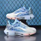 Men’s Lightweight Breathable Mesh Running Shoes – Thick-Soled, Comfortable, Anti-Slip Casual Sports Sneakers