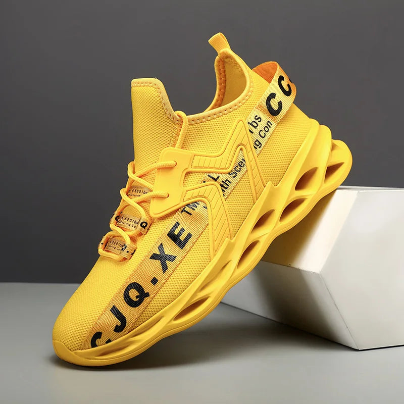 YRZL Classic Mesh Sneakers – Lightweight, Breathable Running and Walking Shoes for Men and Women, Perfect for Outdoor Couples