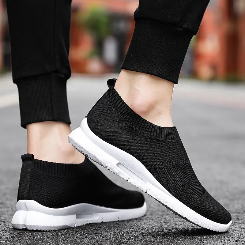 Women’s Breathable Slip-On Sneakers – Light Running and Jogging Shoes with Sock-Style Comfort, Perfect Casual Loafers for Every Day