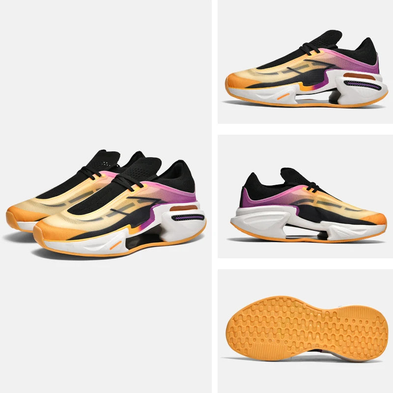 Men’s and Women’s Blade Running Shoes – Cushion Support, Non-Slip Lace-Up Sneakers for Heavy Outdoor Running