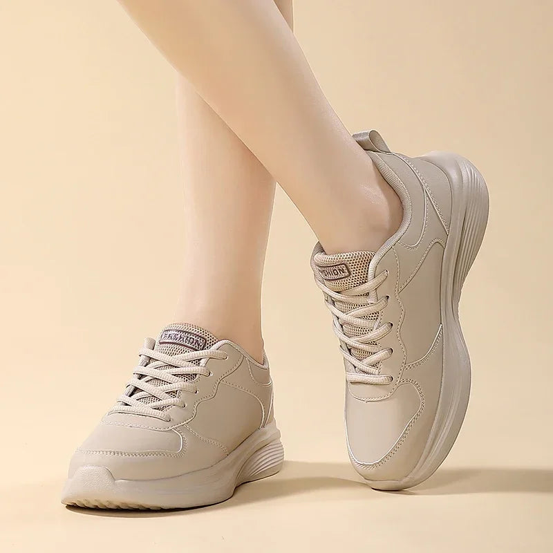 High Quality Four Seasons Waterproof Running Shoes Wome Soft Comfortable Casual Sneakers Ladies Non-Slip Fitness Jogging Shoes